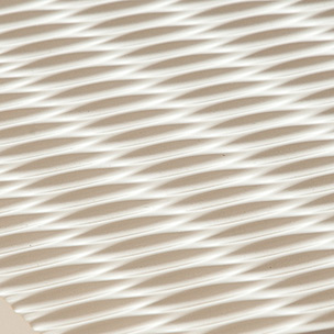 Carpinteria BRAIPONT: PPanel texturado en relieve con base de mdf lacado.